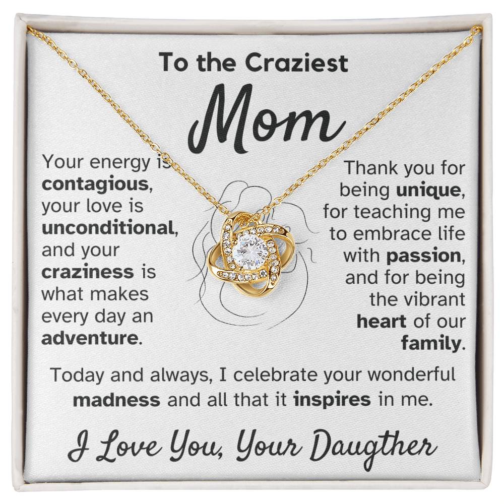 To My Mom - Your energy is Contagious - Necklace