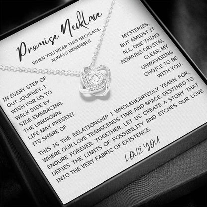 Promise Necklace For Her, Girlfriend Gift