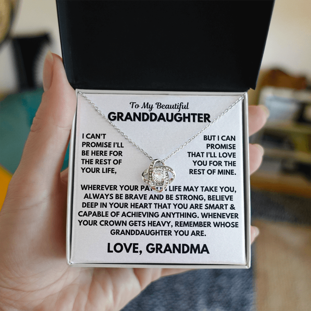 Beautiful Gift for Granddaughter From GrandMa - I CAN'T PROMISE I'LL BE HERE