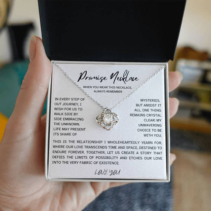 Promise Necklace For Her, Girlfriend Gift