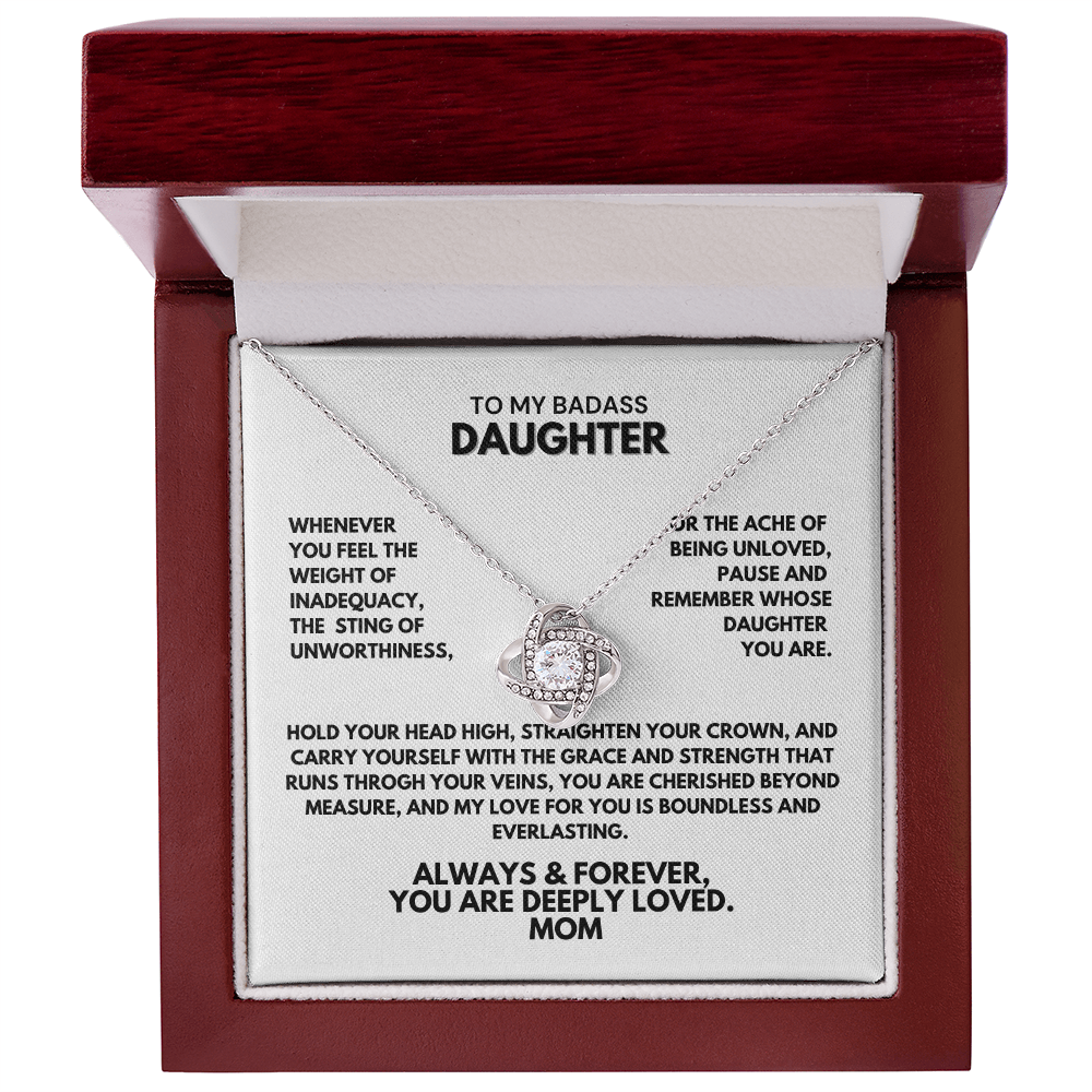 Beautiful Gift for Daughter From Mom - Whenever you feel the weight