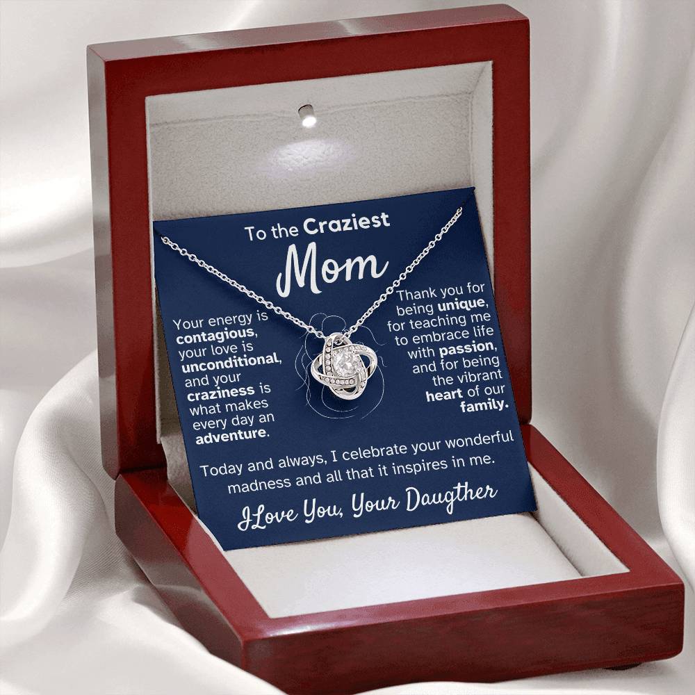 To My Mom - Your energy is Contagious - Necklace