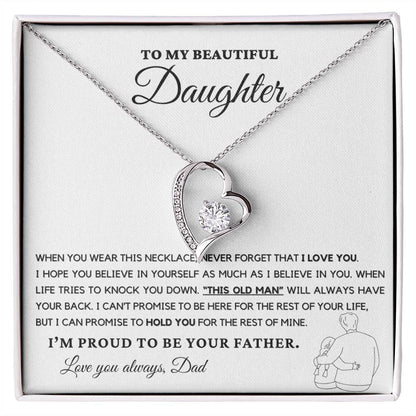 [ALMOST SOLD OUT] To My Beautiful Daughter, I'm Proud To Be Your Father
