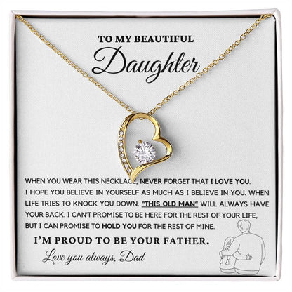 [ALMOST SOLD OUT] To My Beautiful Daughter, I'm Proud To Be Your Father