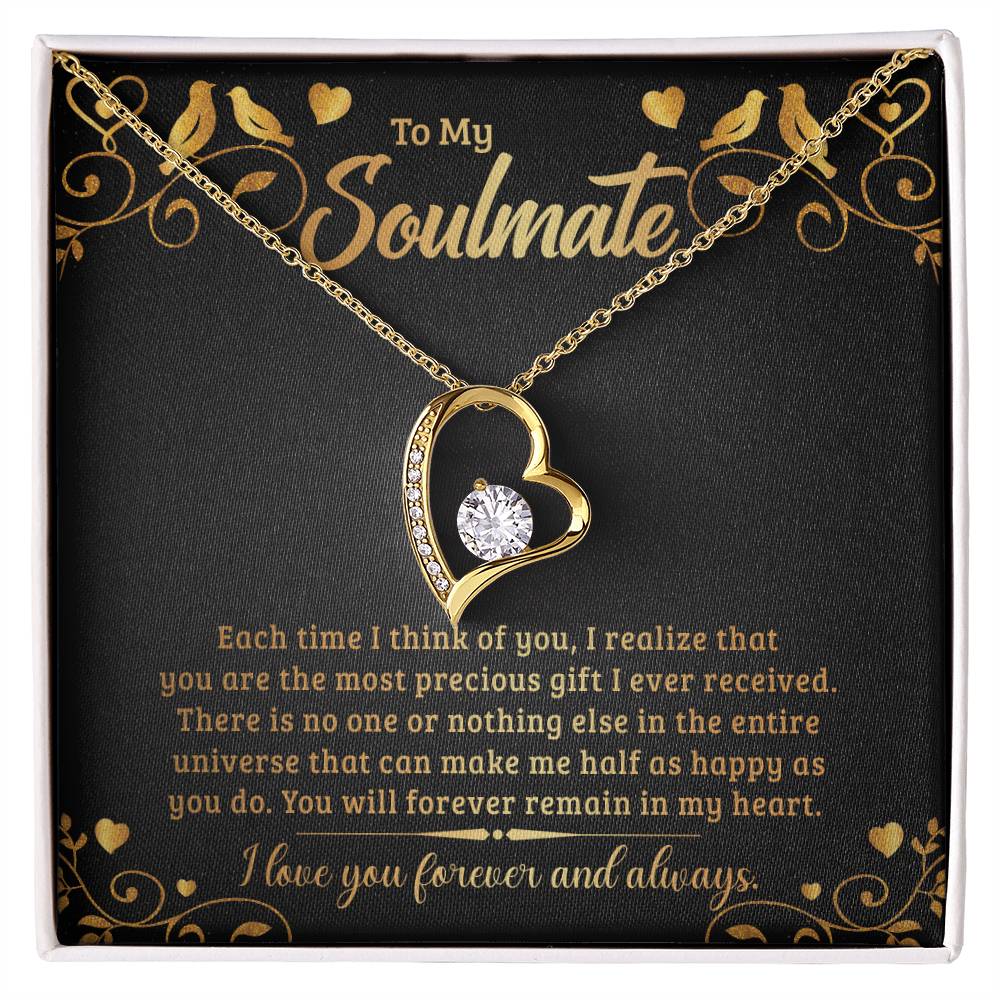 To My Soulmate - Each time I think of you.