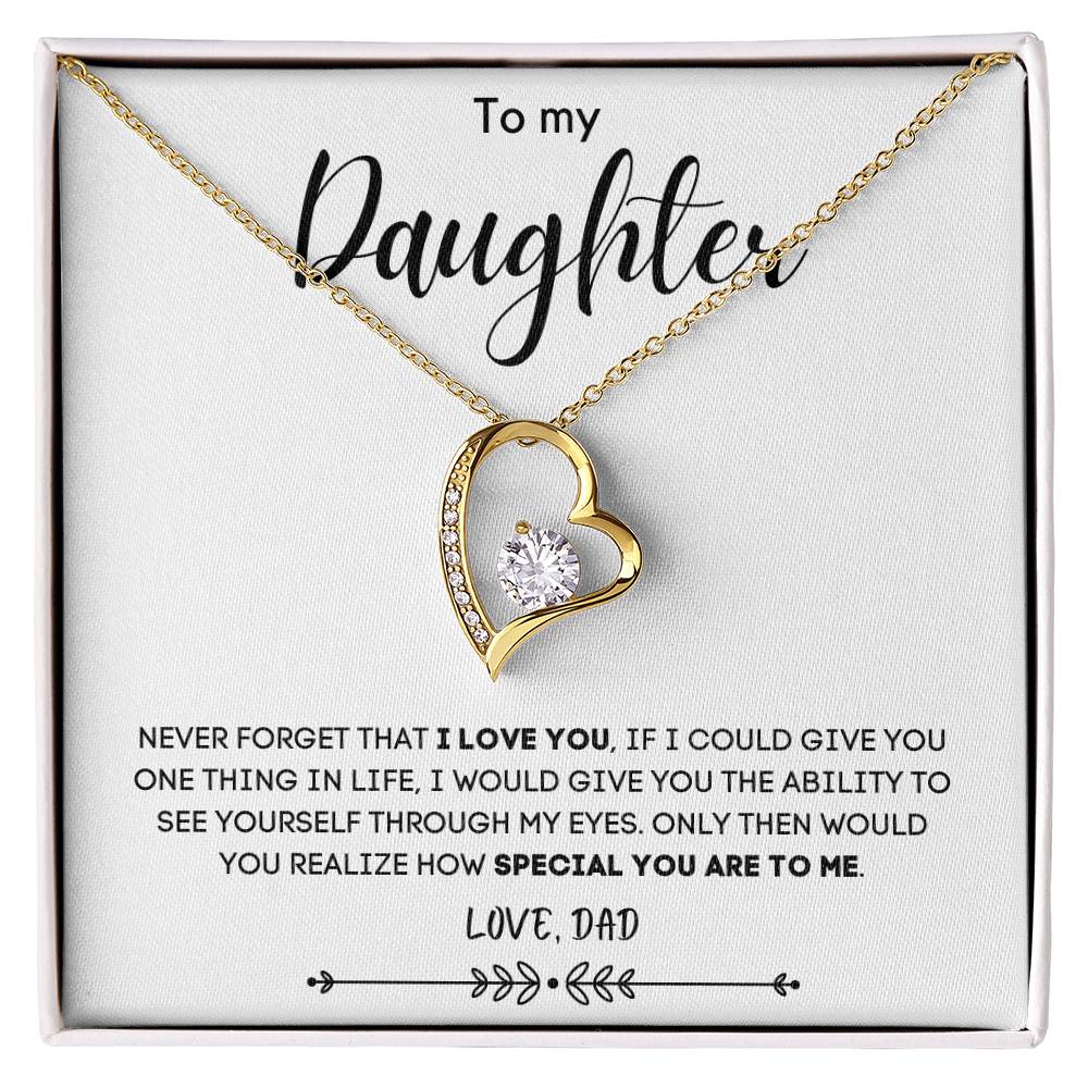 To My Daughter | Never forget that I love You | Love Knot