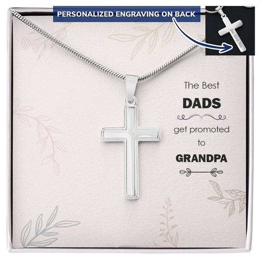 To My Dad - The Best Dads - Cross Necklace
