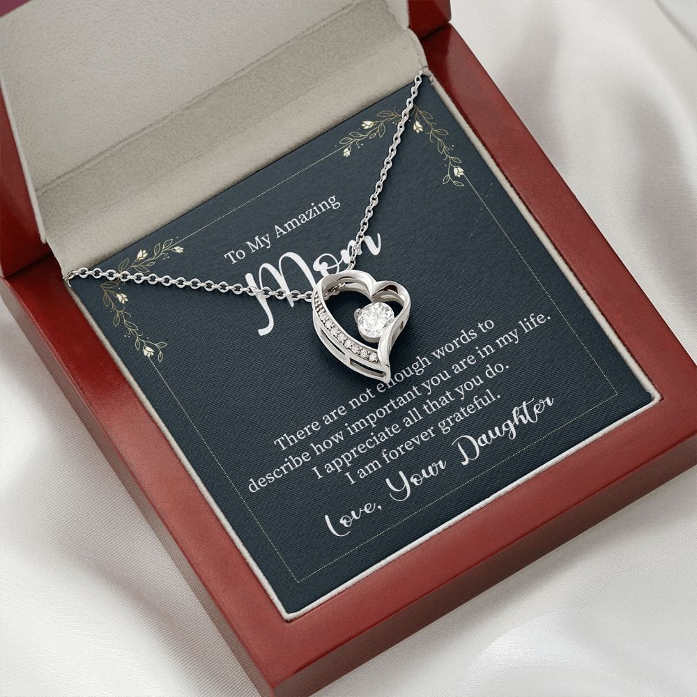 To my amazing mom - there are not enough words - Forever Love Necklace