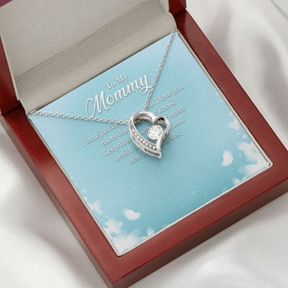 To My Mom - I may just be a Bump - Forever Love Necklace