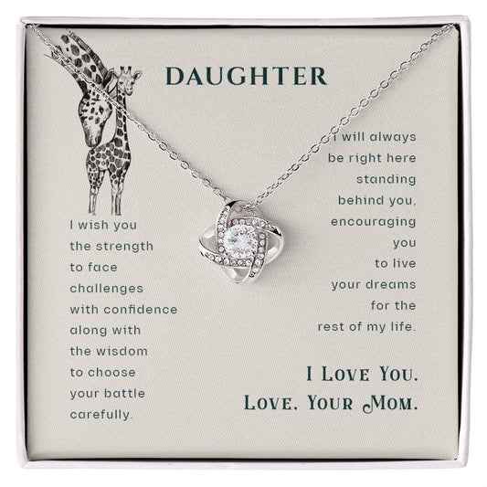 To My Daughter - I wish you - Love Knot